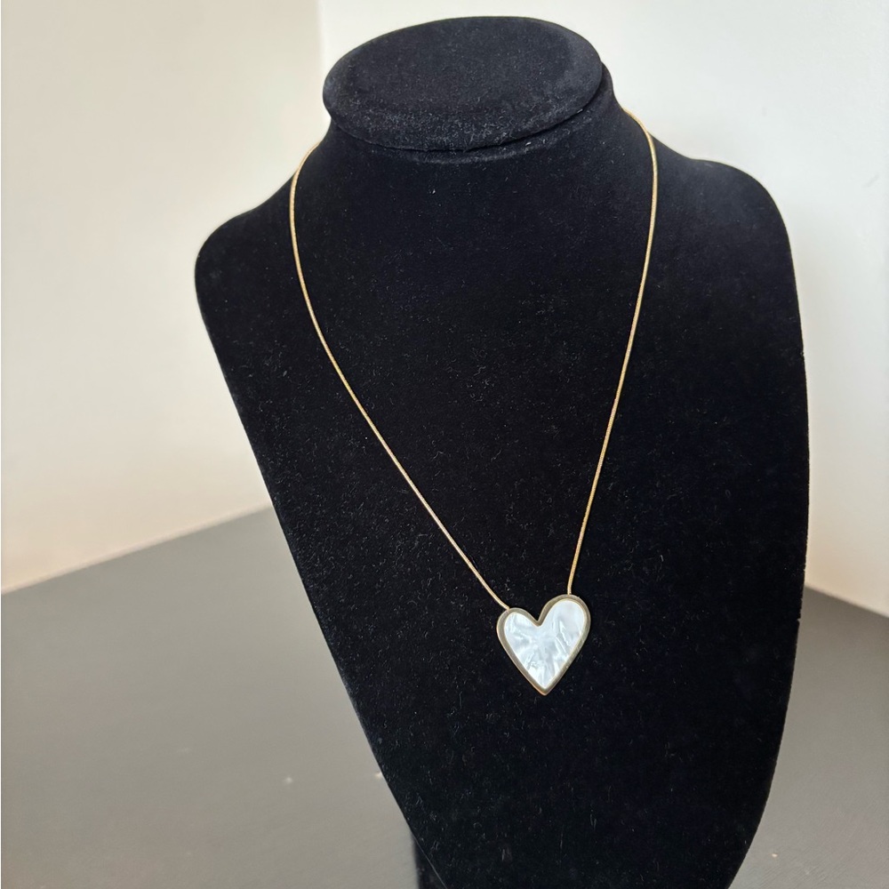 Elegant Gold Heart Pendant Necklace